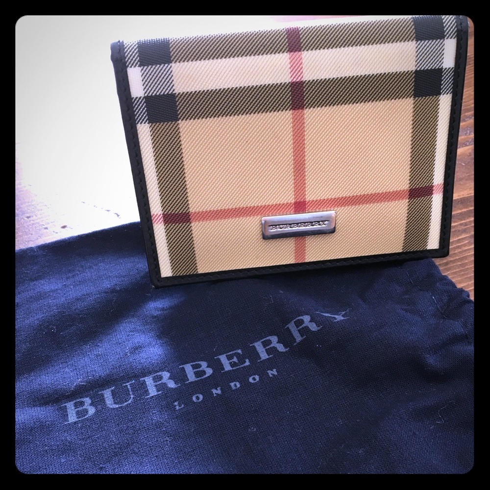 Authentic Burberry Nova Check Wallet